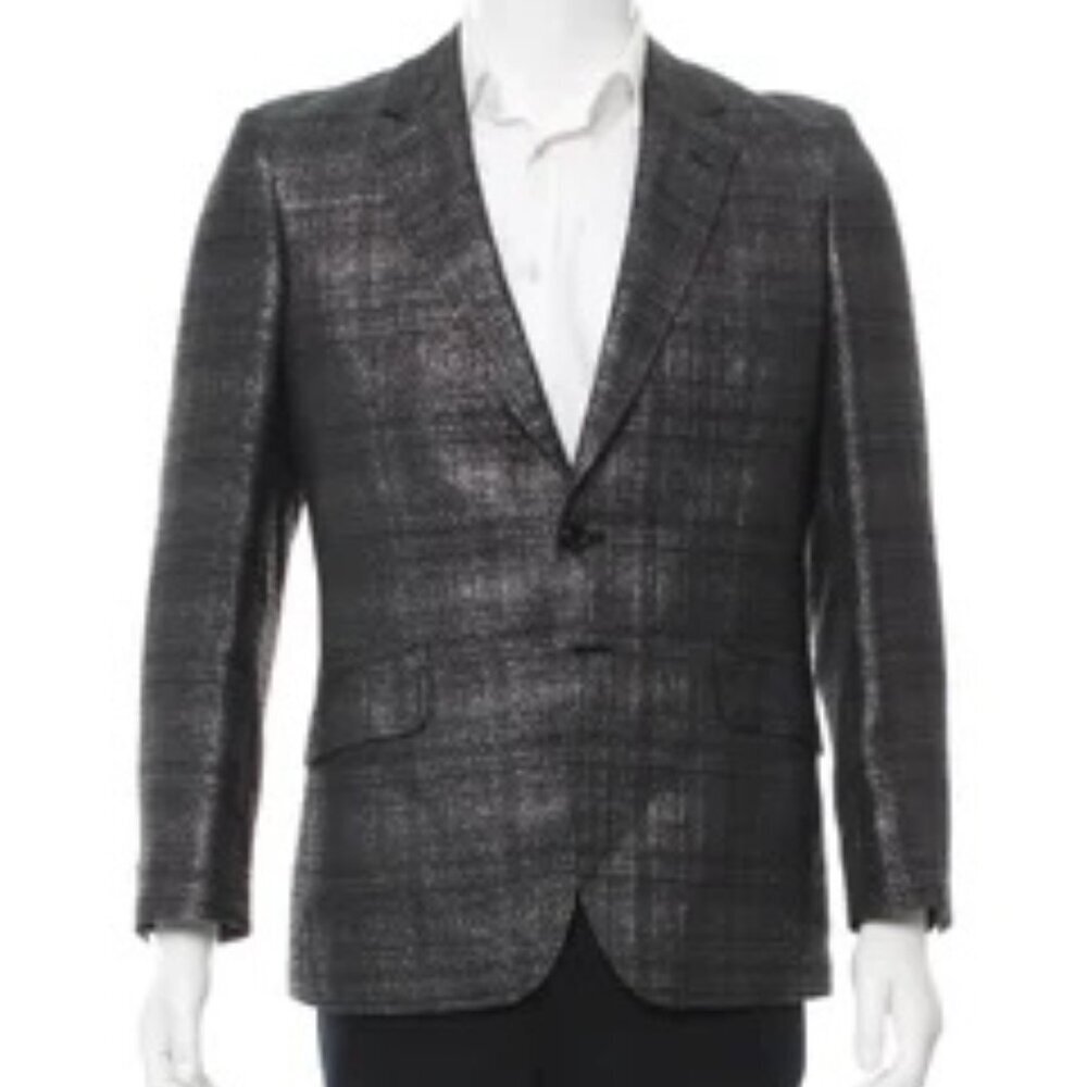 Hiro Sawatari​ Two-Button Brocade Blazer Size: L - Excellent NWOT Condition